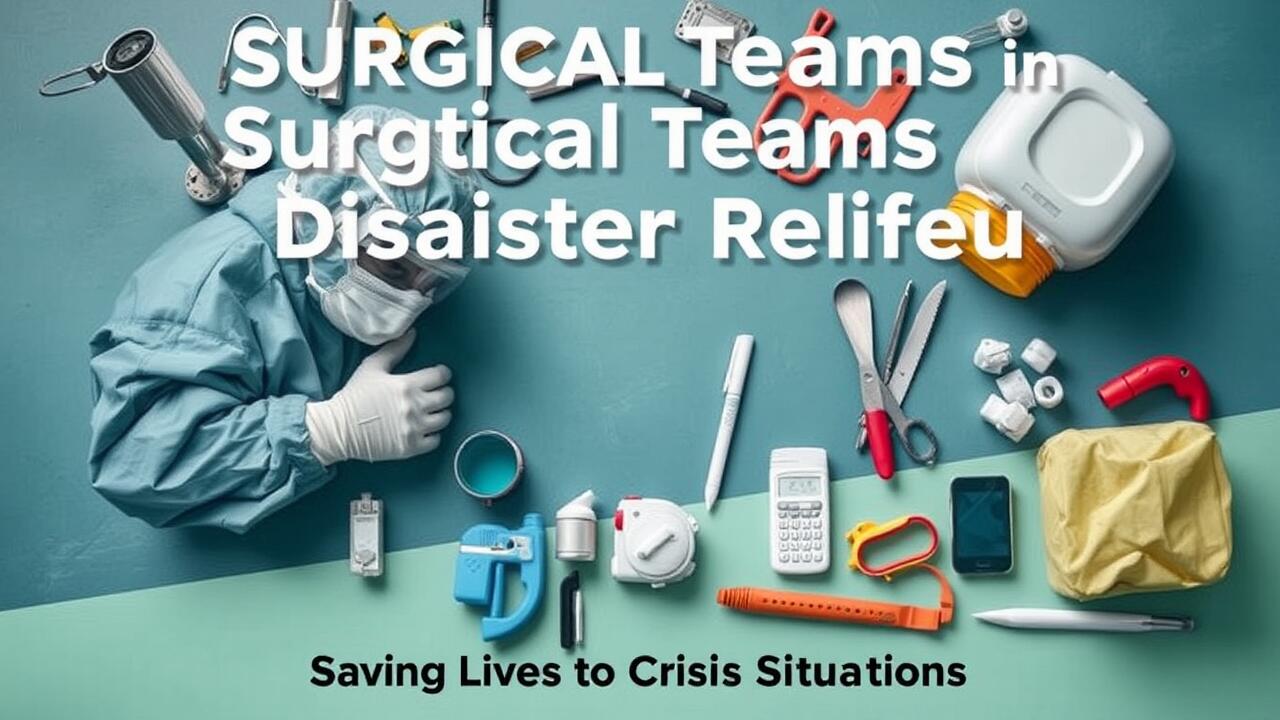 Surgical Teams in Disaster Relief: Saving Lives in Crisis Situations